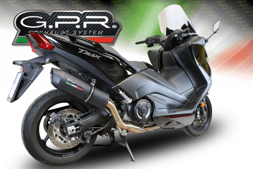 GPR Yamaha T-MAX 530 (12/19) Full Exhaust System "Furore Nero" (EU homologated)