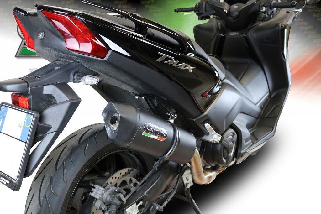 GPR Yamaha T-MAX 530 (12/19) Full Exhaust System "Furore Nero" (EU homologated)