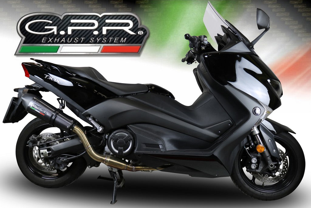 GPR Yamaha T-MAX 530 (12/19) Full Exhaust System "GPE Anniversary Poppy" (EU homologated)