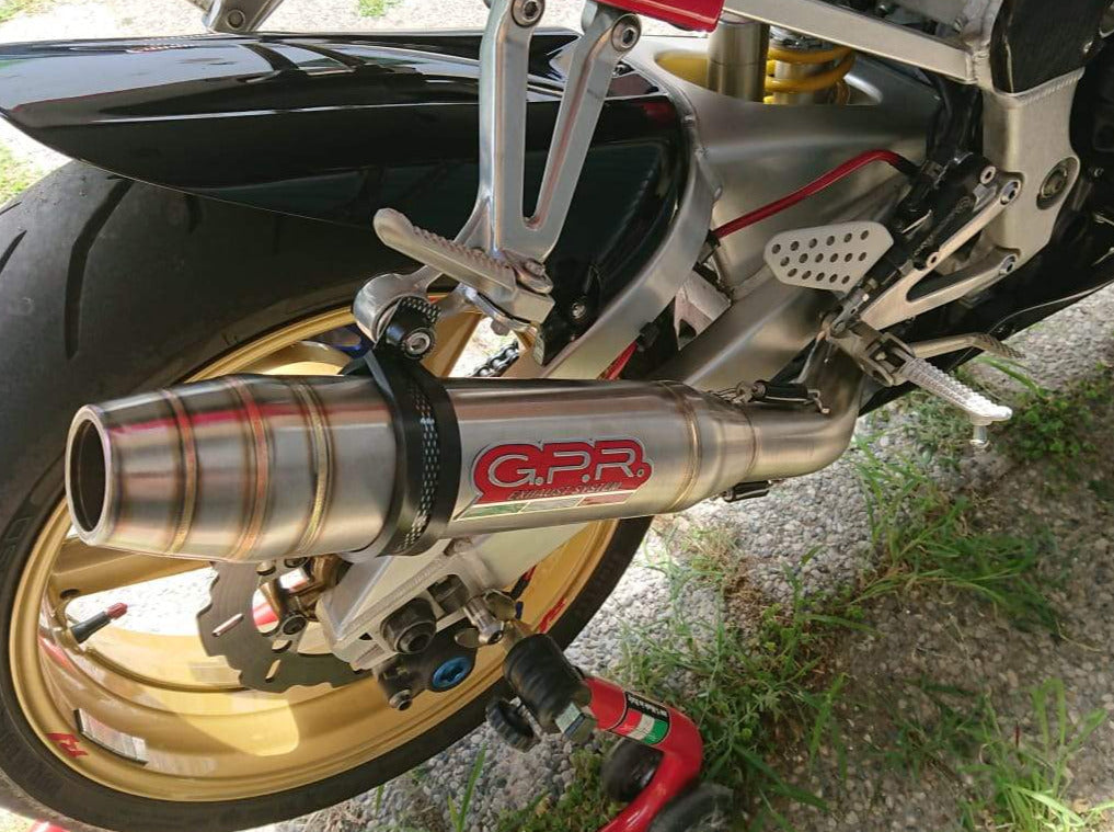 GPR Yamaha YZF-R1 (98/01) Slip-on Exhaust "Deeptone Inox" (EU homologated)