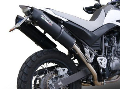 GPR Yamaha XT660R/XT660X Dual Slip-on Exhaust "Furore Nero" (EU homologated)