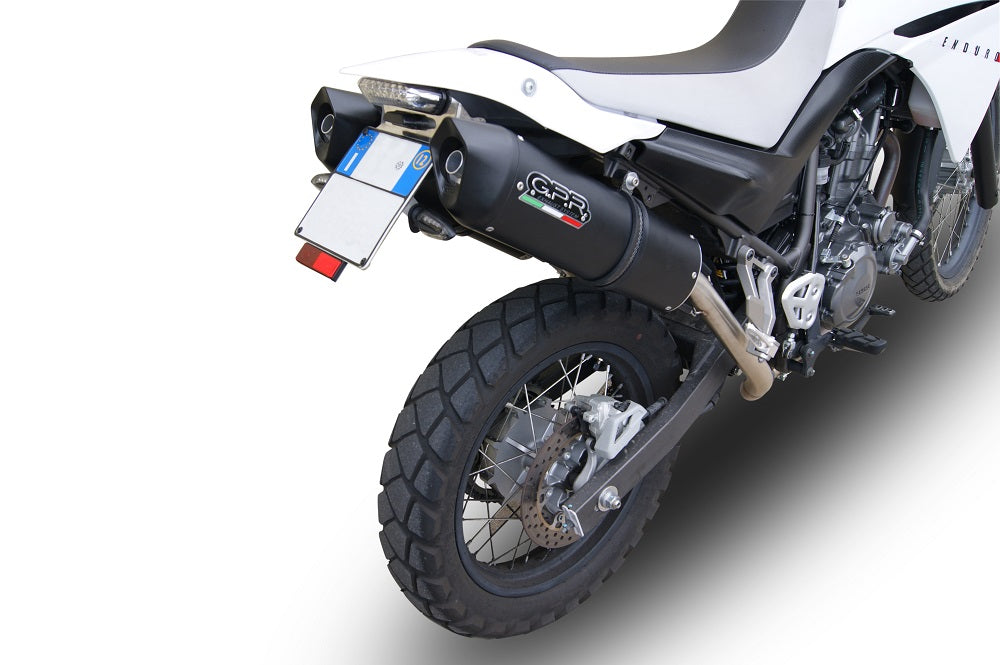 GPR Yamaha XT660R/XT660X Dual Slip-on Exhaust "Furore Nero" (EU homologated)