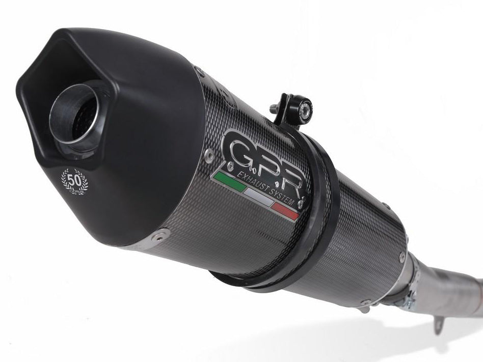 GPR Aprilia Dorsoduro 1200 (11/16) Dual Slip-on Exhaust "GP Evo 4 Poppy" (EU homologated)