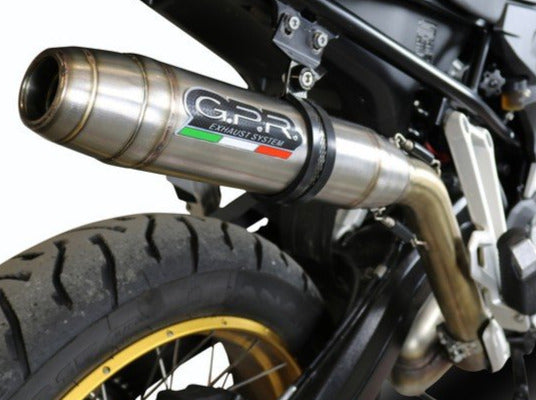 GPR BMW F850GS / Adventure Slip-on Exhaust "Deeptone Inox" (EU homologated)