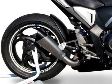 HP CORSE Honda CB1000R Slip-on Exhaust "Evoxtreme Satin Single" (high position) – Accessories in MotoDeal – Motorcycle Accessories and Parts Online Shop