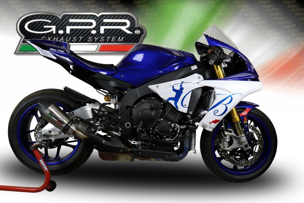 GPR Yamaha YZF-R1 (2015 – ) Slip-on Exhaust "GPE Anniversary Titanium"