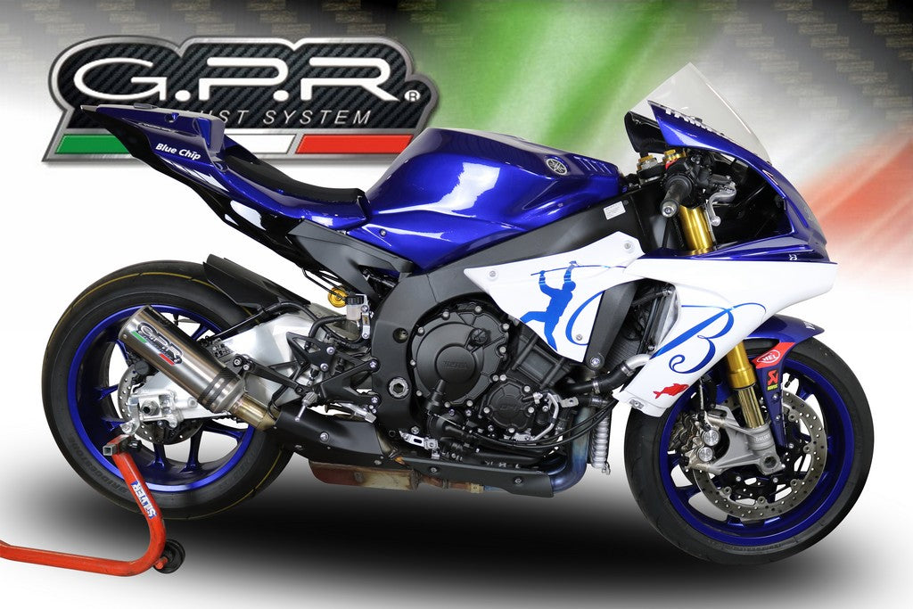 GPR Yamaha YZF-R1 (2015 – ) Slip-on Exhaust "M3 Titanium Natural"